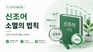 Read more about the article 신조어 소멸의 법칙