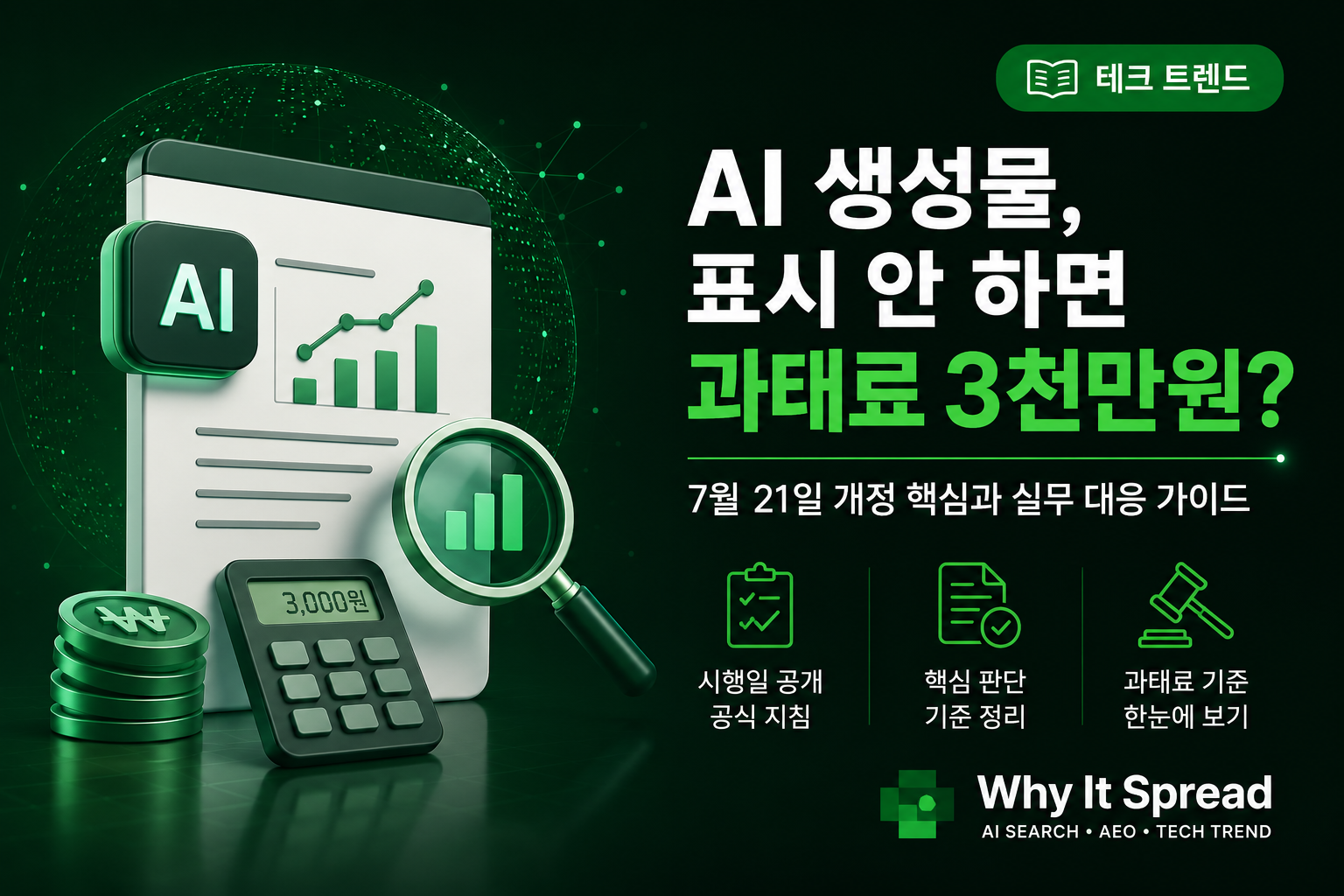 Read more about the article AI 생성물, 표시 안 하면 과태료 3천만원?